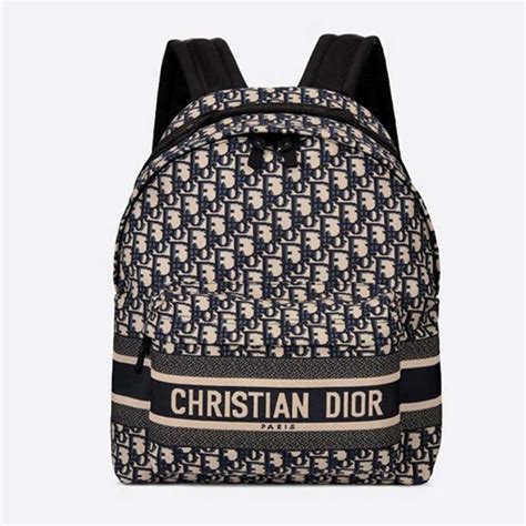 christian dior backpack blue|christian dior backpack women.